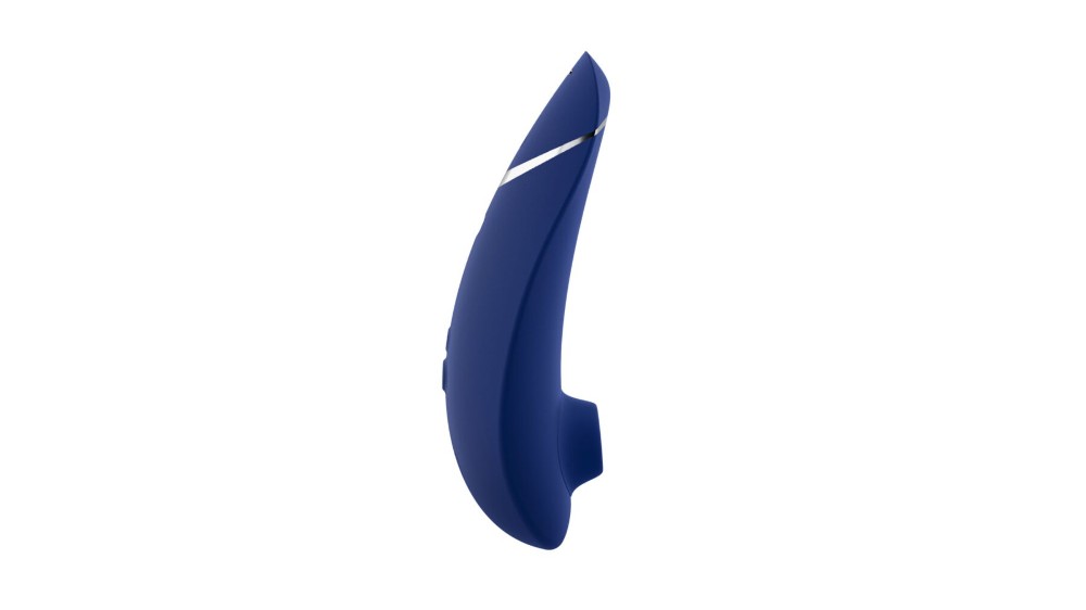 Вакуумний кліторальний стимулятор Womanizer Premium 2 - Blueberry, функції Autopilot та Smart Silence - зображення 1
