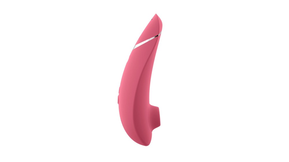 Вакуумний кліторальний стимулятор Womanizer Premium 2 - Raspberry, функції Autopilot та Smart Silence - зображення 1