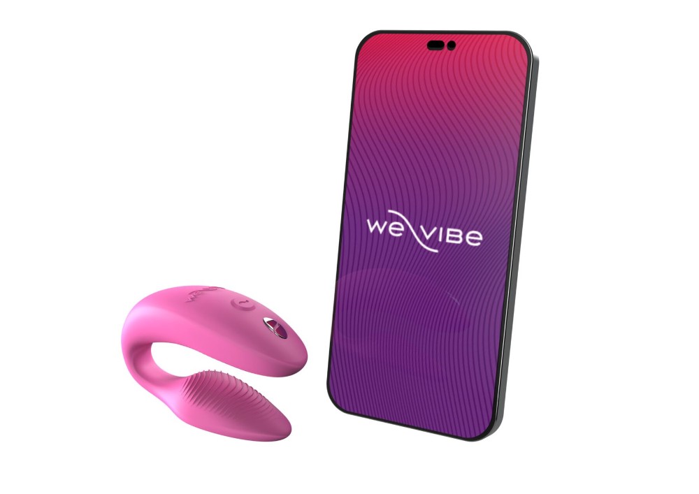 Смарт-вібратор для пар We-Vibe Sync 2 Rose, 10 віброрежимів, пульт ДК - зображення 1