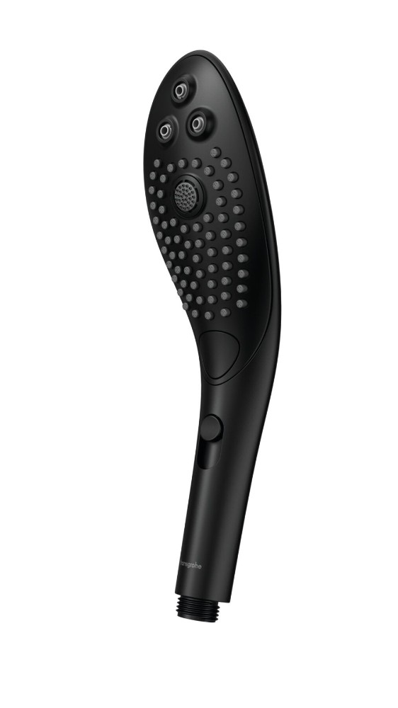 Насадка-стимулятор для душу 2в1 Womanizer Wave Black, масажер для інтимних зон - зображення 1