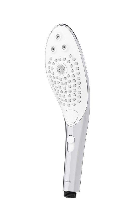 Насадка-стимулятор для душу 2в1 Womanizer Wave Chrome, масажер для інтимних зон - зображення 1