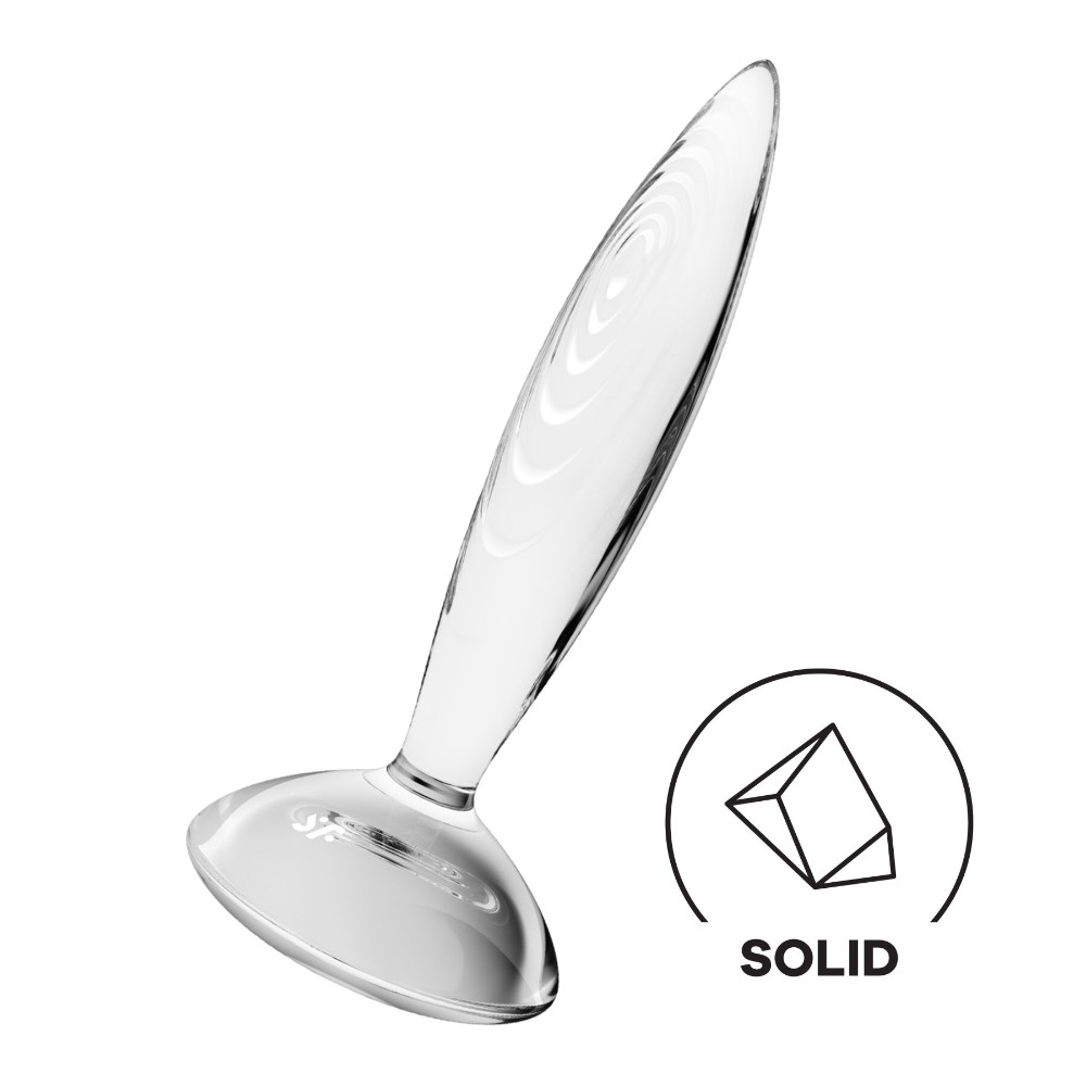 Скляна анальна пробка Satisfyer Sparkling Crystal, дуже міцна, термостійка - зображення 1