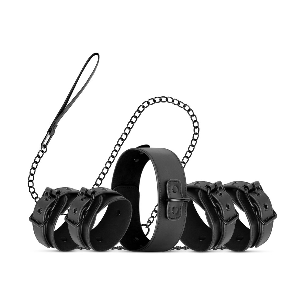 Набір для BDSM Bedroom Fantasies: Master & Slave Total Restraint Set - зображення 1