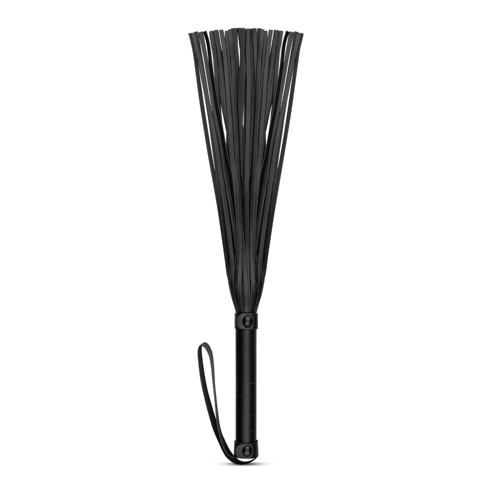 Флогер Bedroom Fantasies: Faux Leather Flogger, чорний - зображення 1