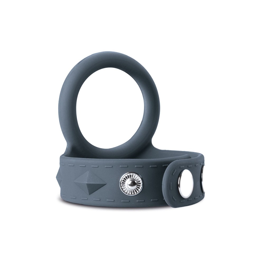 Подвійне ерекційне кільце Boners Cock & Ball Strap L, регулювання діаметра, 3,5–6 см - зображення 1