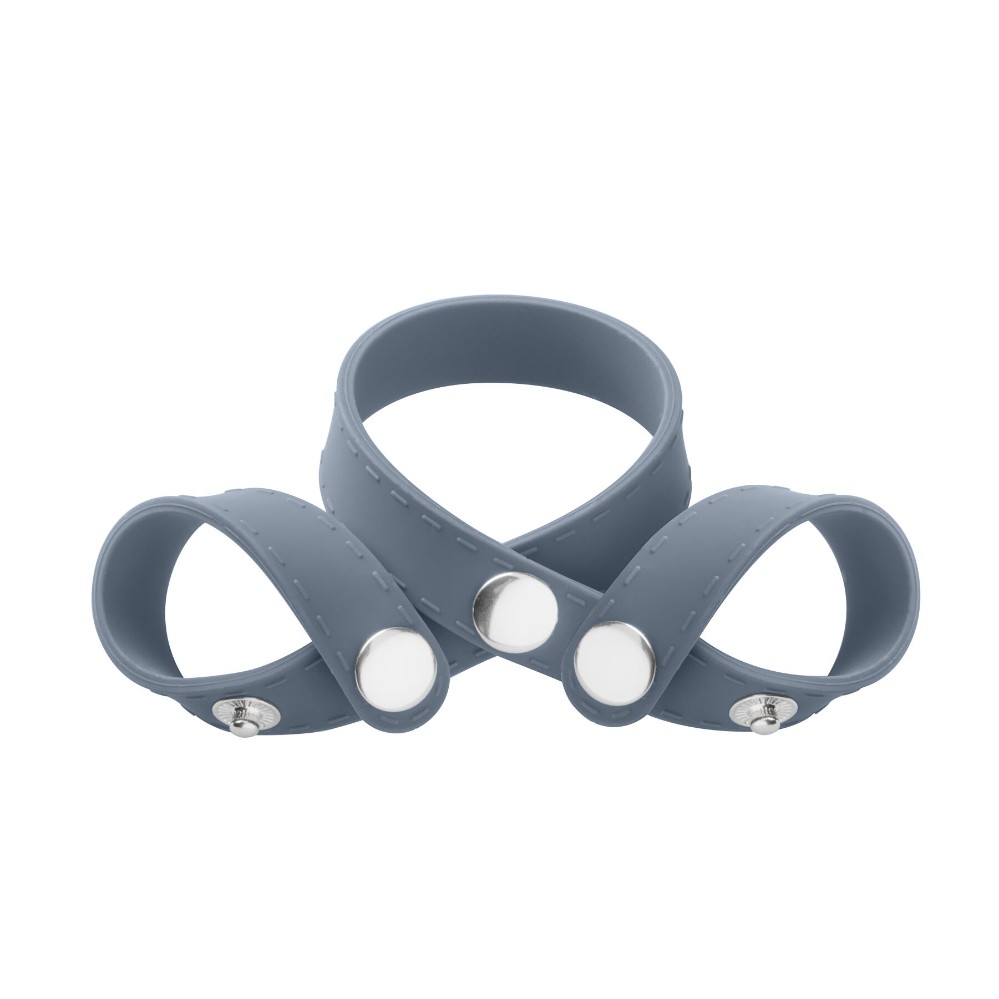 Ерекційне кільце з роздільником мошонки Boners 8-Style Ball Splitter - зображення 1