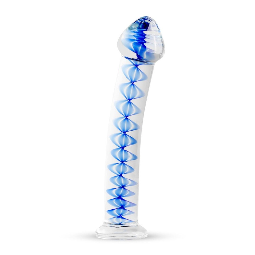 Скляний дилдо Gildo Glass Dildo No. 4, для точки G та простати - зображення 1