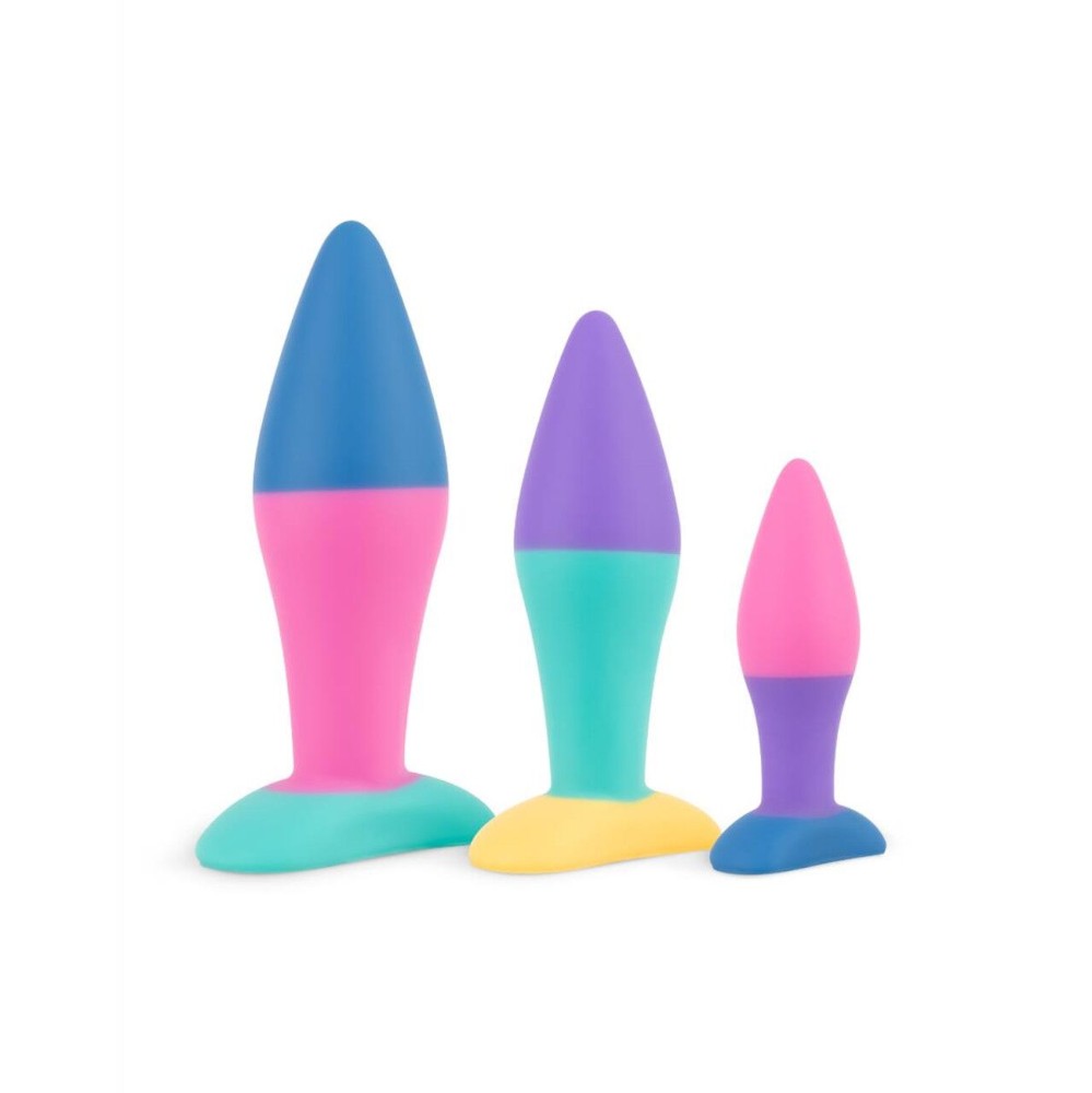 Набір анальних пробок PMV20 Koda – Butt Plug Set, діаметр 2,9 см, 3,9 см, 5 см - зображення 1