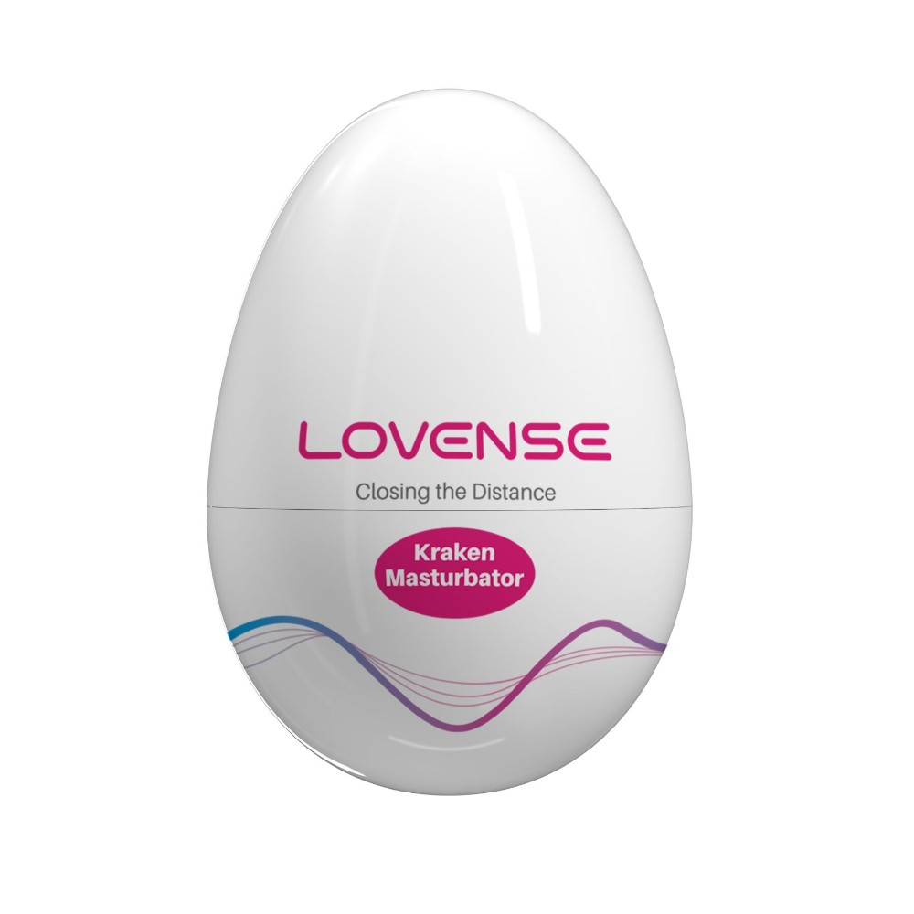 Мастурбатор-яйце Lovense Kraken masturbator egg, текстура-сюрприз - зображення 1