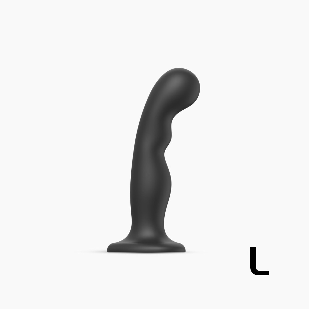 Насадка для страпона Strap-On-Me Dildo Plug P&G Black L - зображення 1