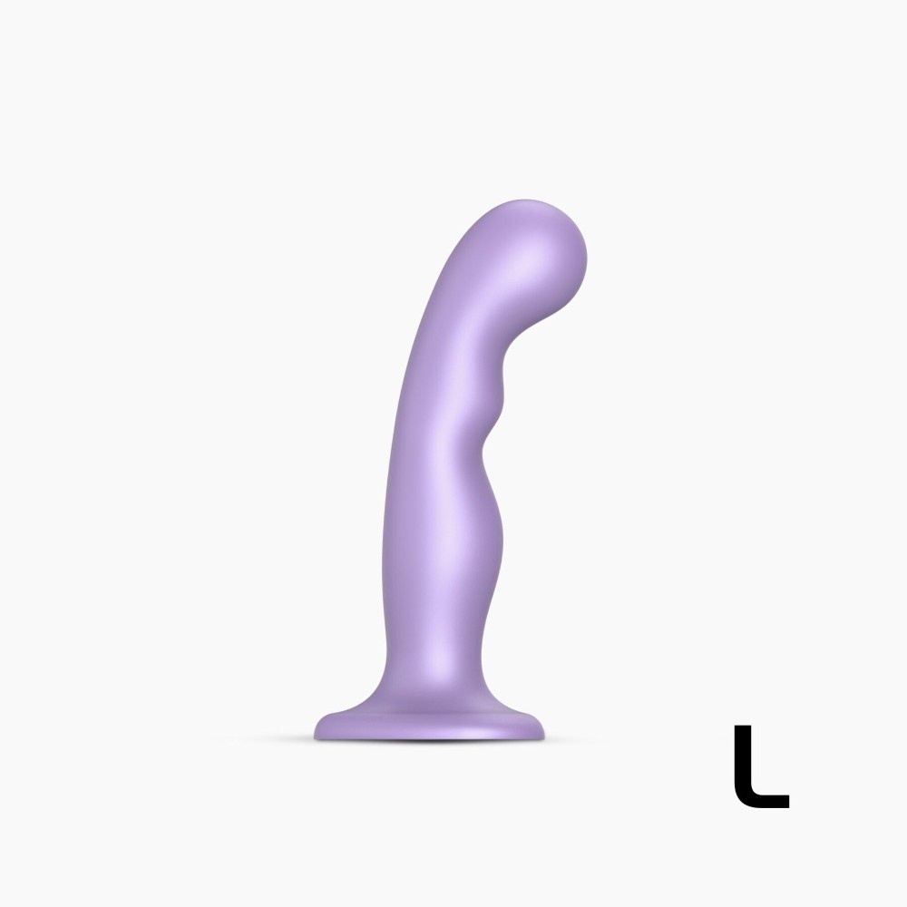 Насадка для страпона Strap-On-Me Dildo Plug P&G Lilas Metallic L - зображення 1