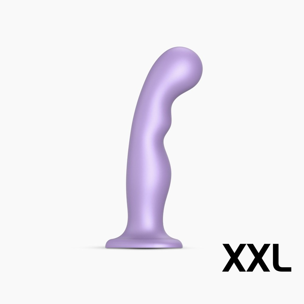 Насадка для страпона Strap-On-Me Dildo Plug P&G Lilas Metallic XXL - зображення 1