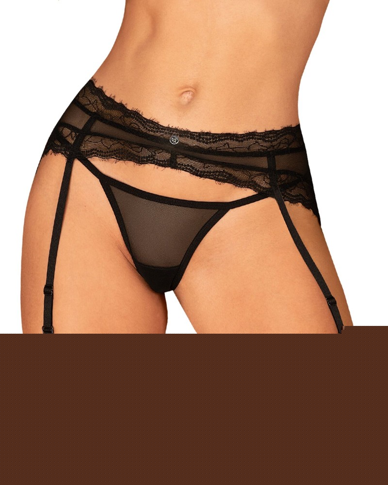 Пояс для панчіх Obsessive Medilla garter belt M/L - зображення 1