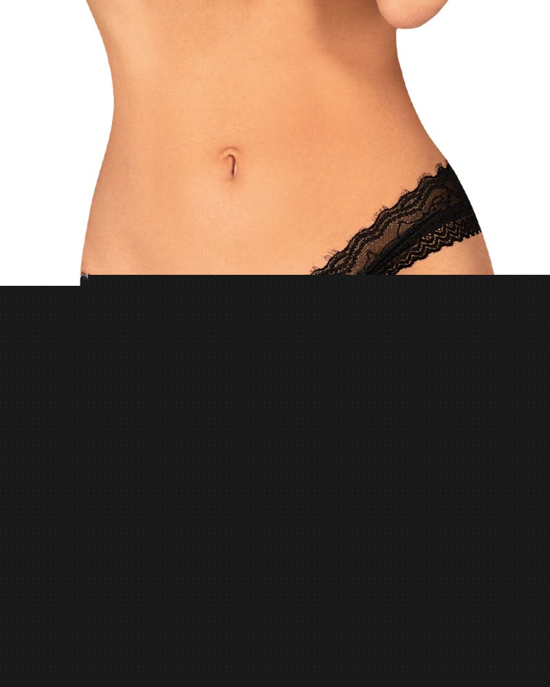 Трусики Obsessive Medilla crotchless thong M/L - зображення 1