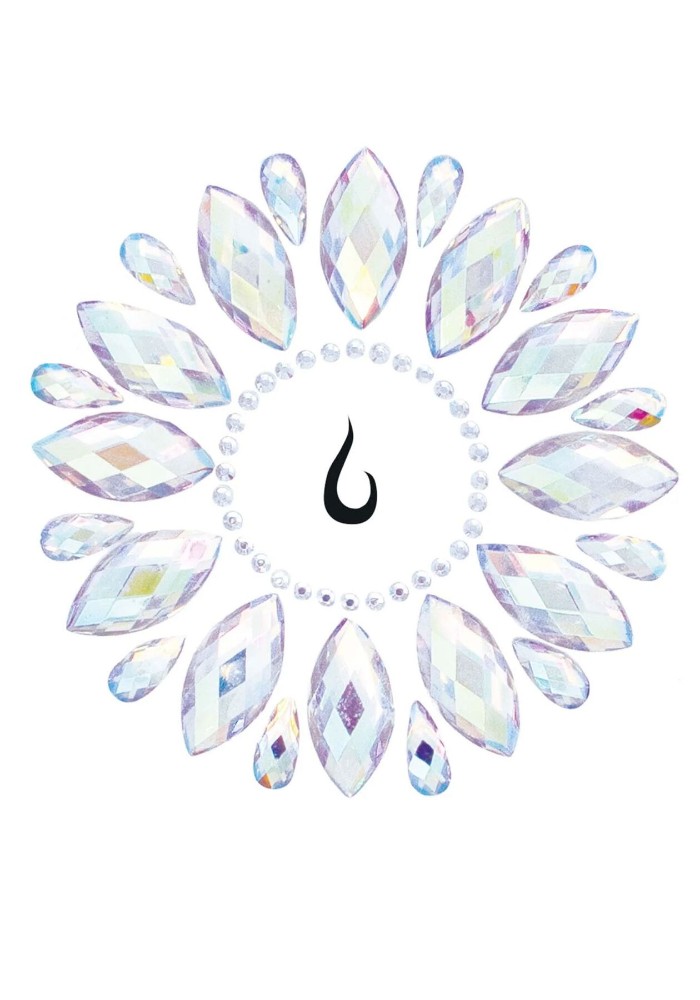 Стрази-прикраси для тіла Leg Avenue Fluer body jewels sticker, наліпки - зображення 1