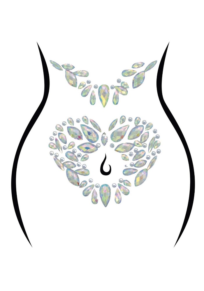 Стрази-прикраси для тіла Leg Avenue Novalie body jewels sticker, наліпки - зображення 1