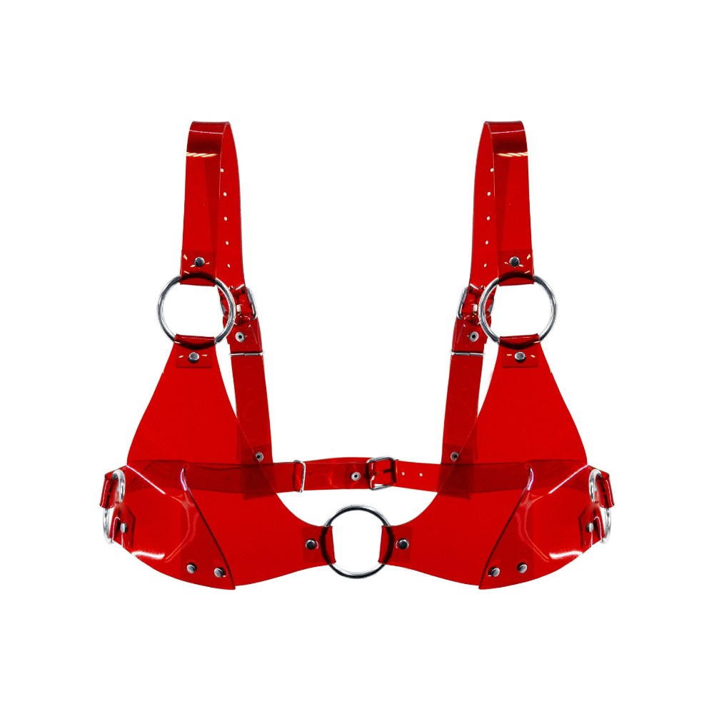 Ліф класичний Feral Feelings - Bikini Top Red Trasparent - зображення 1