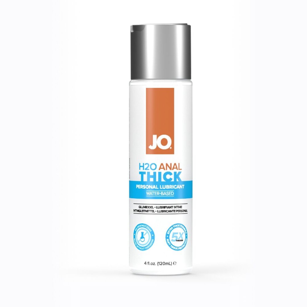 Густа анальна змазка JO ANAL H2O – THICK (120 мл) на водній основі - зображення 1