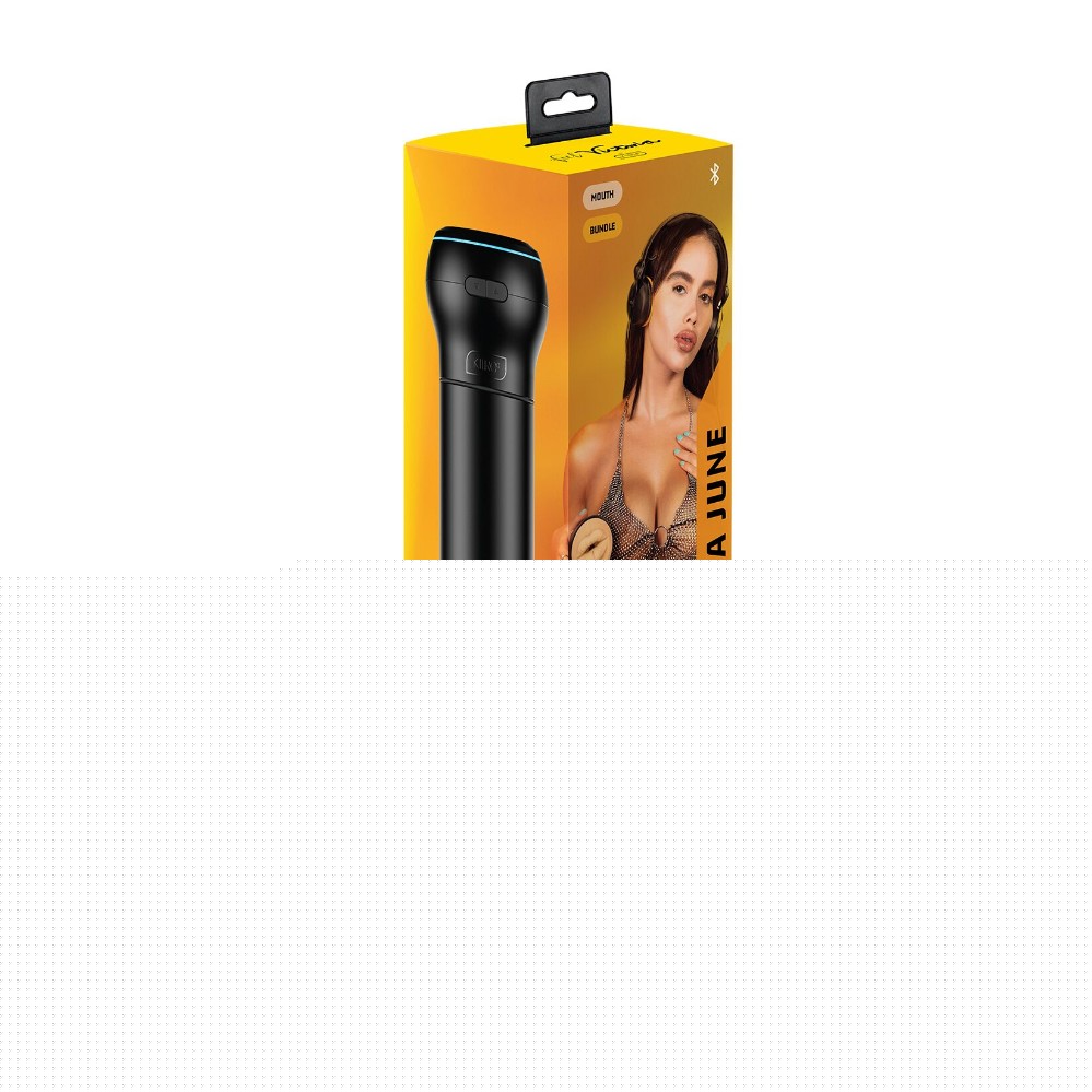 Мастурбатор-ротик Kiiroo FeelVictoria Mouth зі всмоктувальною інтерактивною насадкою PowerBlow Combo Set - зображення 1