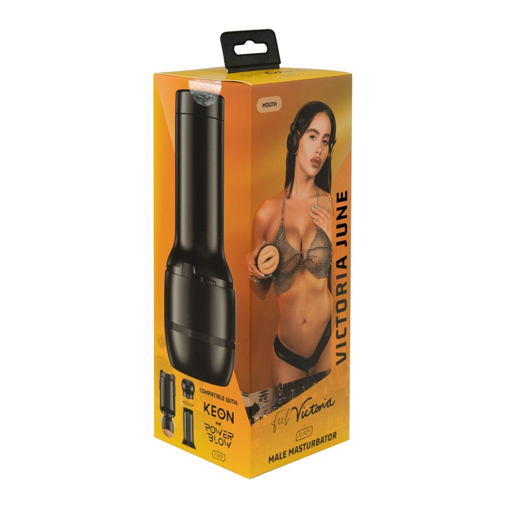 Мастурбатор Kiiroo Feel Victoria June Mouth Stroker PBC, сумісний з PowerBlow і Keon - зображення 1