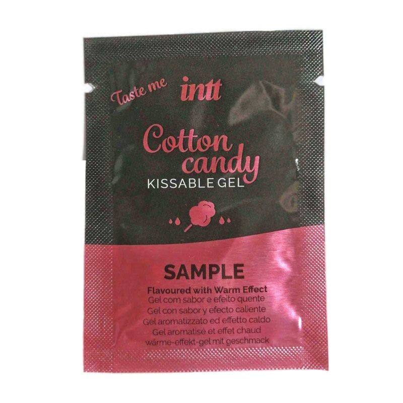 Пробник масажного гелю Intt Cotton Candy 2 мл - зображення 1