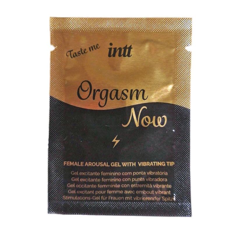 Пробник збуджувального гелю-вібратора для клітора 2-в-1 Intt Orgasm Now (2 мл) - зображення 1