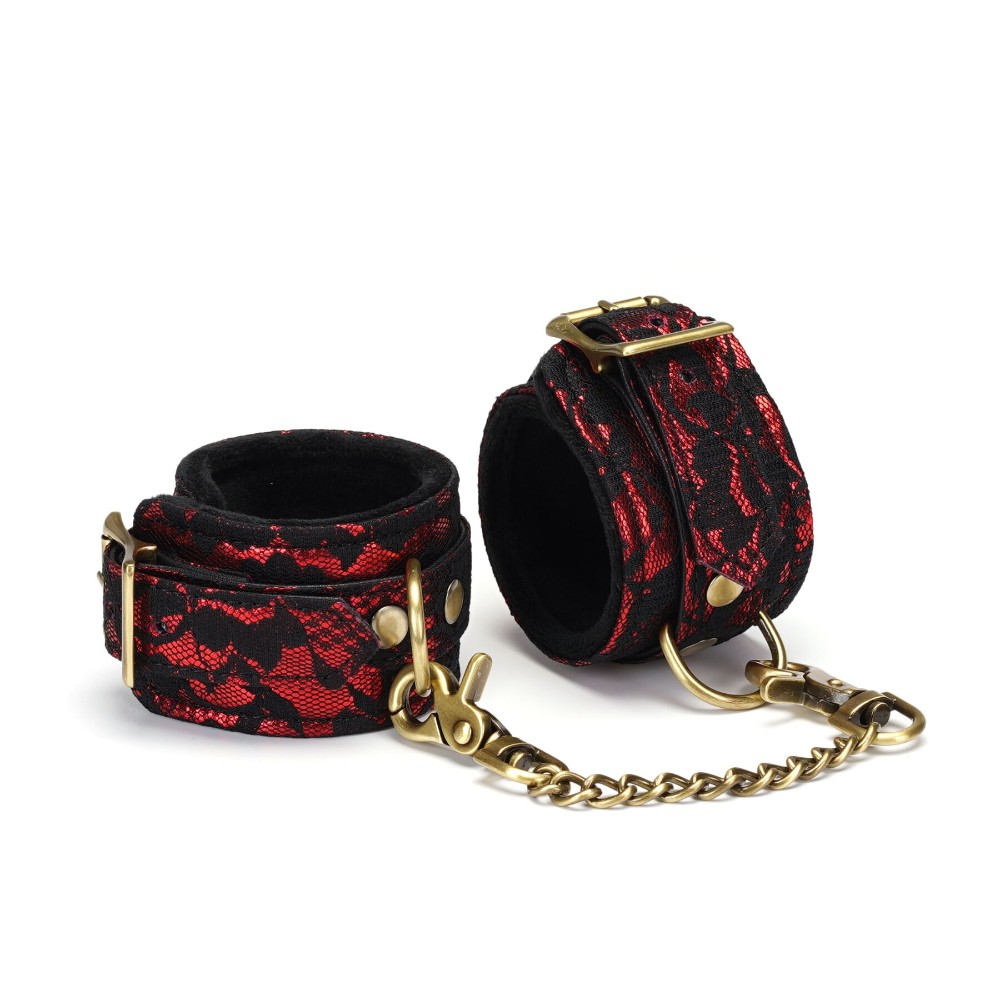 Наручники Liebe Seele Victorian Garden Wrist Cuff, кільця та з’єднувальний ланцюжок - зображення 1