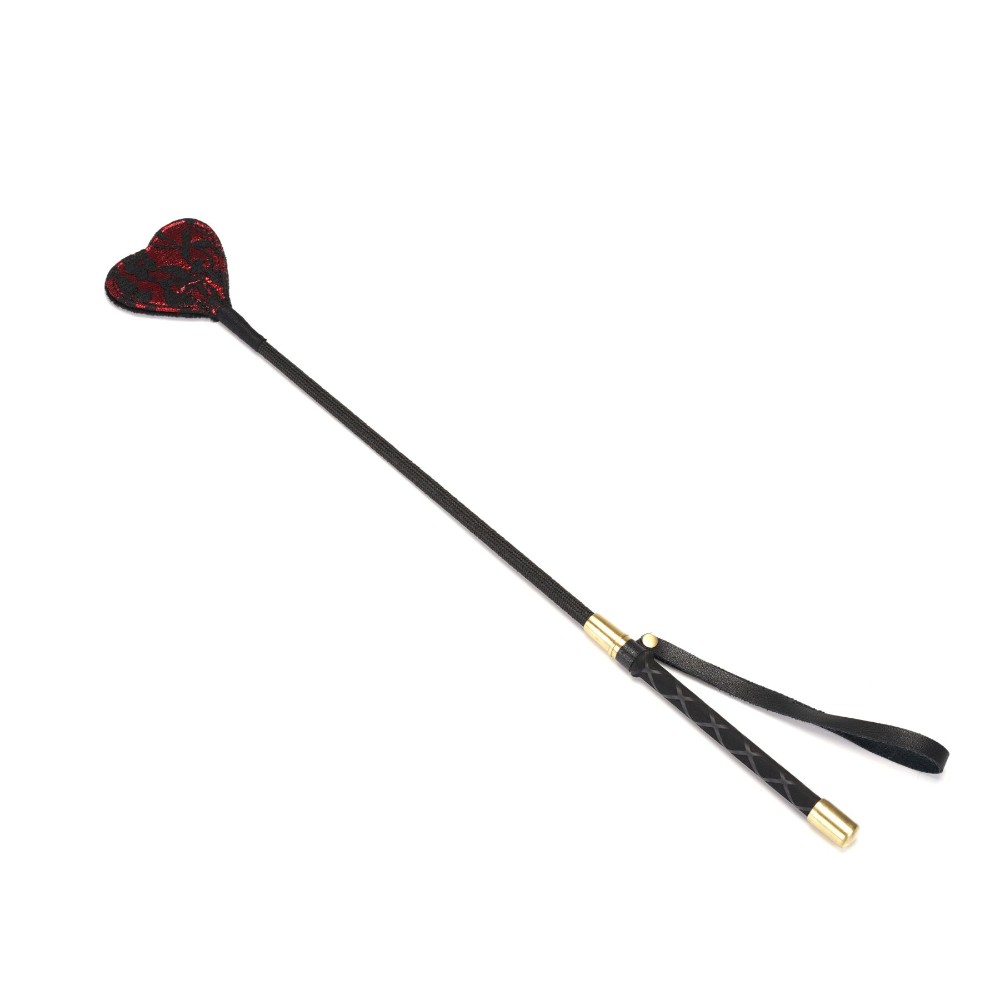 Шльопалка-сердечко Liebe Seele Victorian Garden Riding Crop, двостороння - зображення 1