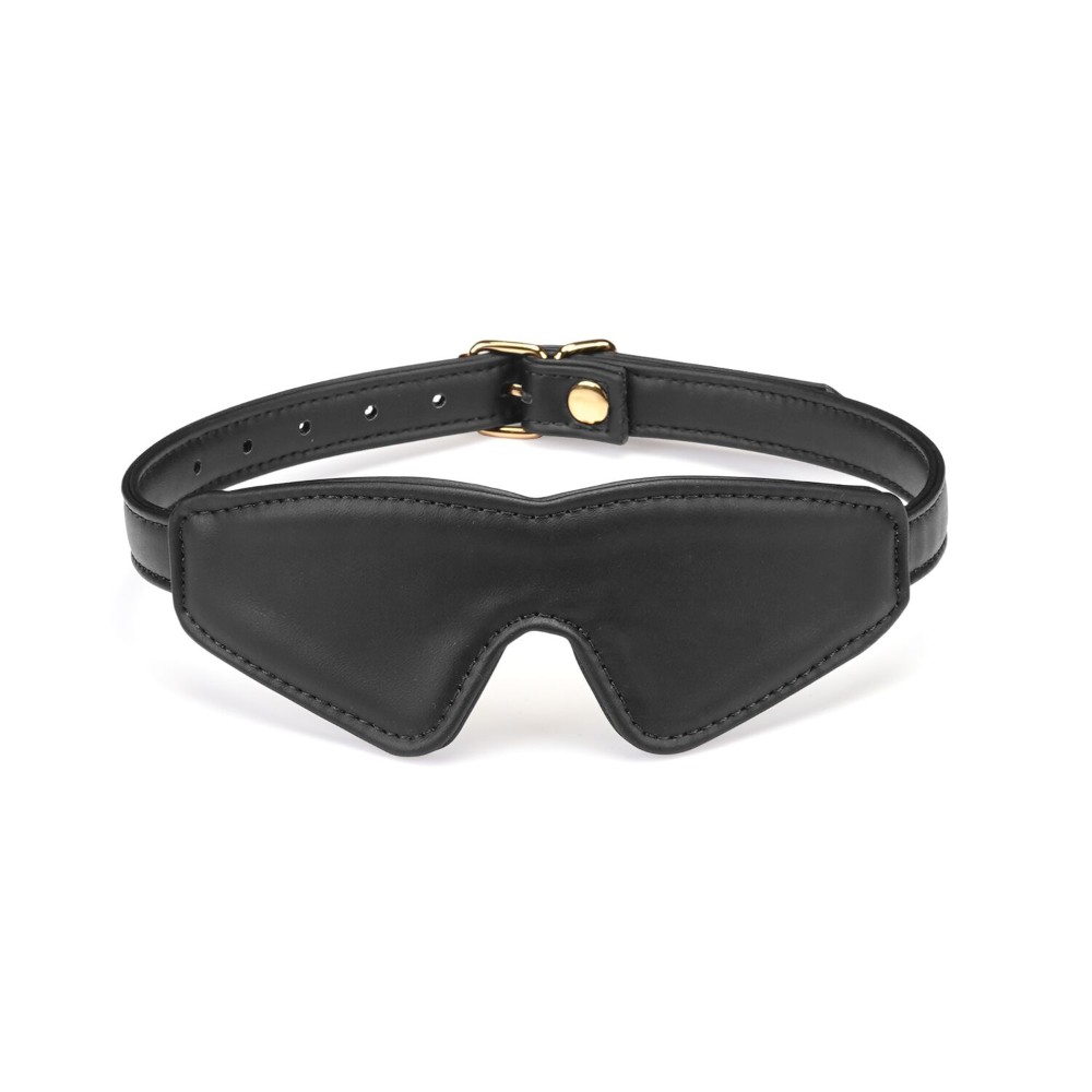 Маска на очі Liebe Seele Black Organosilicon Blindfold, екошкіра - зображення 1