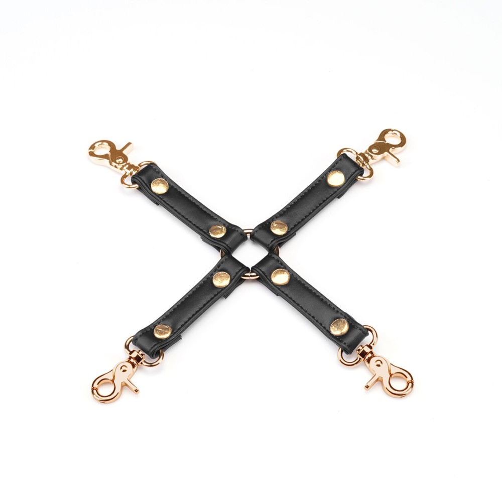 Хрестовина Liebe Seele Black Organosilicon Hogtie, екошкіра - зображення 1