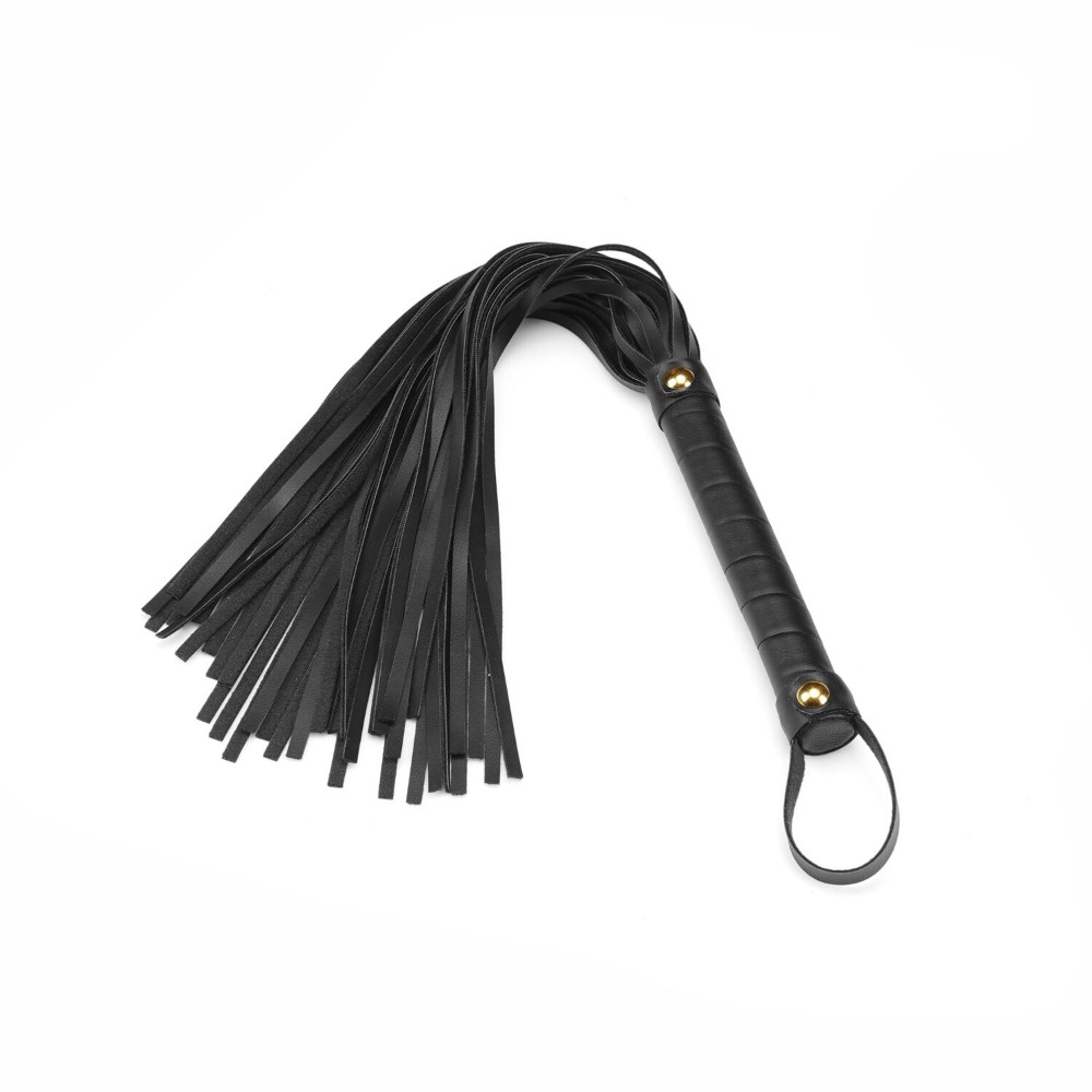 Флогер Liebe Seele Black Organosilicon Flogger, 44 см, екошкіра - зображення 1