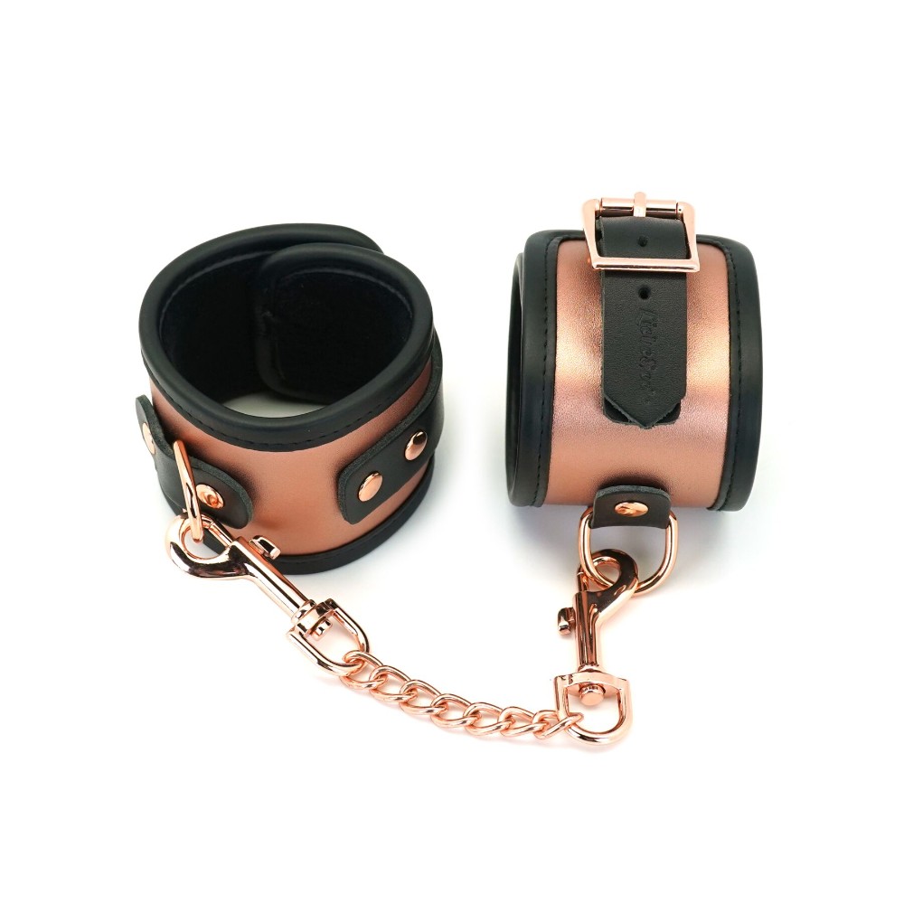 Наручники Liebe Seele Rose Gold Memory Wrist Cuff, натуральна шкіра, золото рожеве - зображення 1