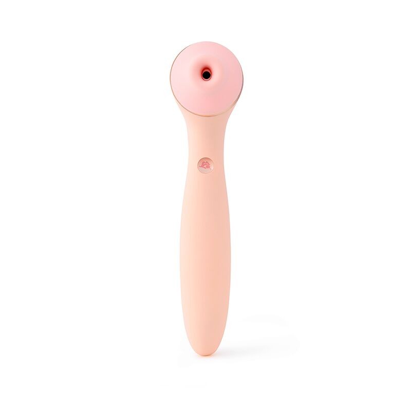 Вакуумний стимулятор з вібратором KISSTOY Polly Max Pink - зображення 1