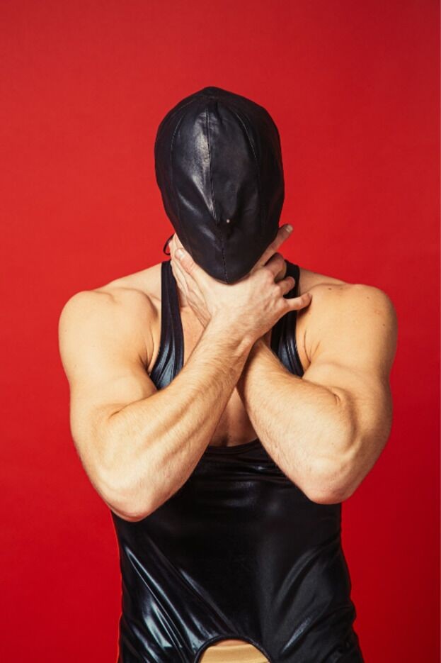 Закритий шкіряний капюшон D&A Deprivation mask Leather - зображення 1
