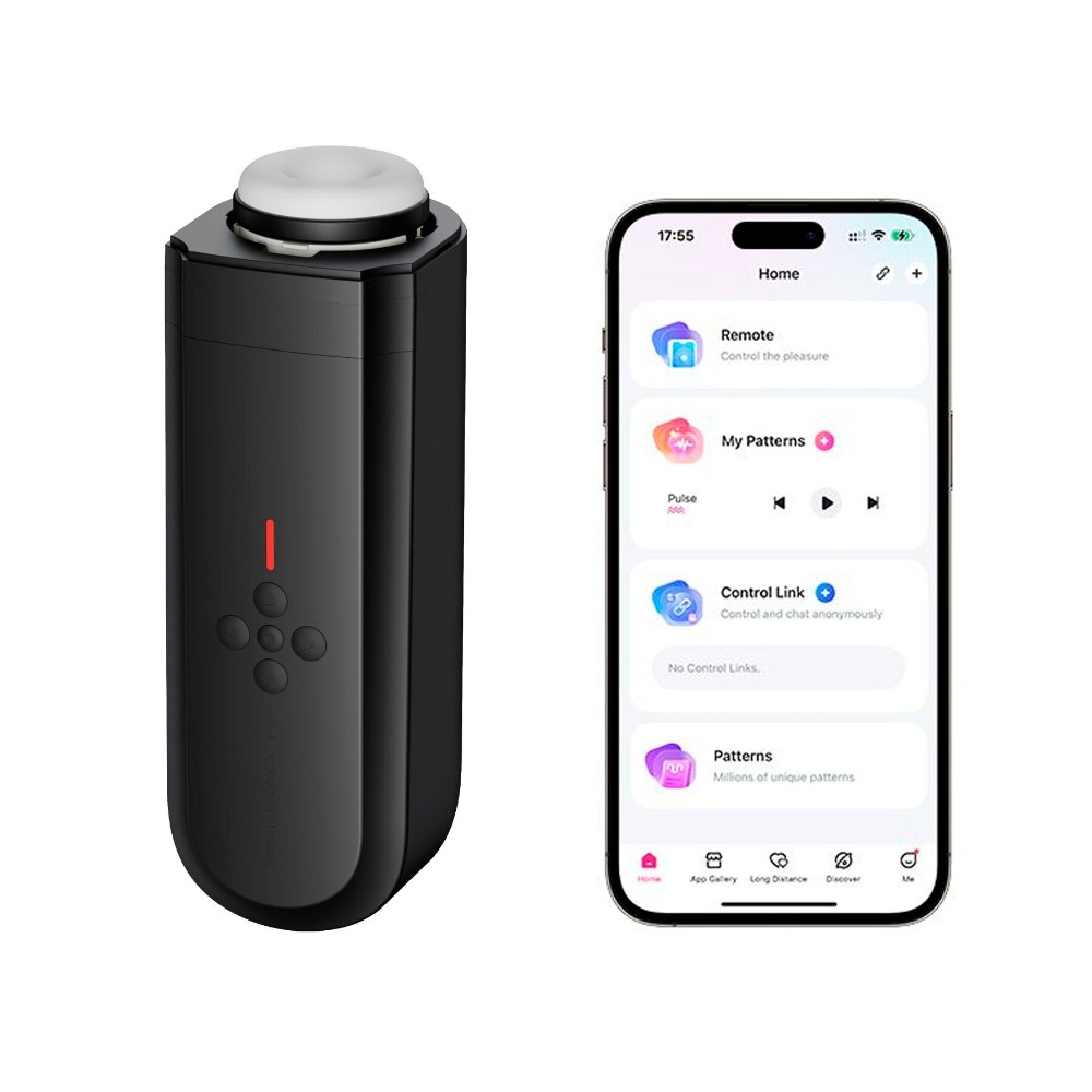 Інтерактивний смарт-мастурбатор Lovense Solace, до 280 фрикцій на хвилину, до 12,5 годин роботи - зображення 1
