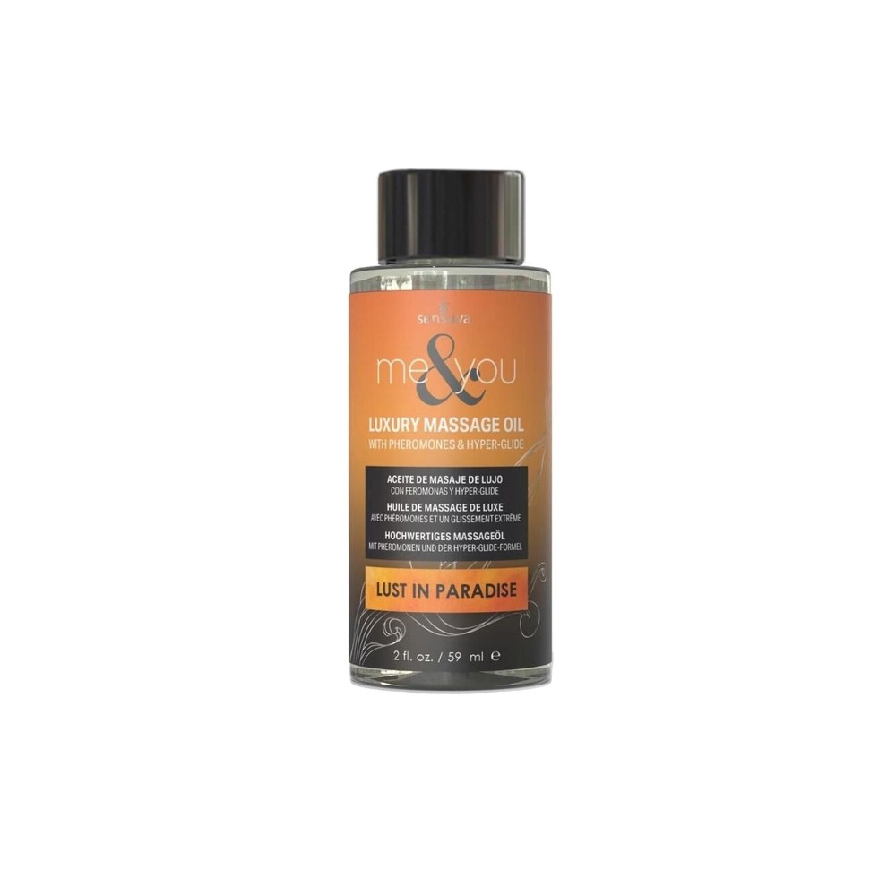 Масажна олія Sensuva Sensuva Me&You - Lust in Paradise (Lemon, Ginger, Orange, Vanilla & Sugar) 59 м - зображення 1