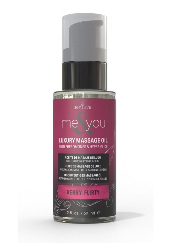 Масажна олія Sensuva Me&You - Berry Flirty (Wild Berries) 59 мл - зображення 1