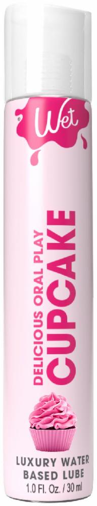 Лубрикант на водній основі Wet Oral Play Cupcake (30 мл), їстівний, без цукру - зображення 1
