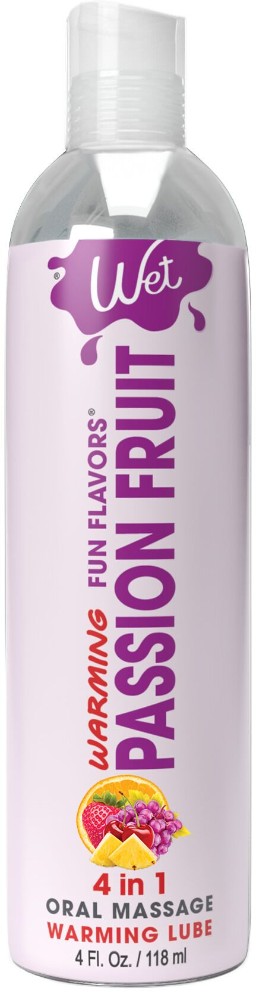Розпродаж!!! Зігрівальний лубрикант Wet Warming Passion Fruit 4 in 1 (118 мл) (термін 30.09.2026) - зображення 1