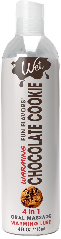 Розпродаж!!! Зігрівальний лубрикант Wet Warming Chocolate Cookie 4in1, 118мл (термін 30.09.2026) - зображення 1