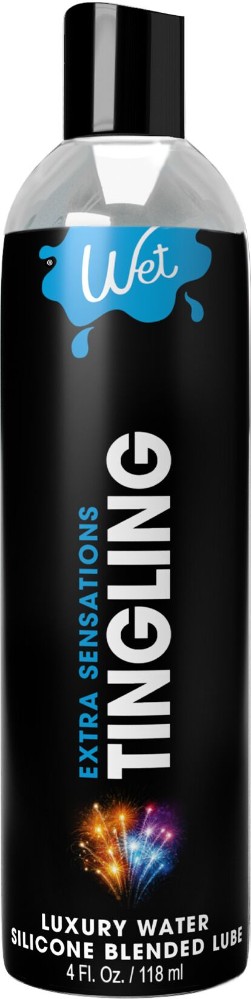 Охолоджувальний лубрикант на водно-силіконовій основі Wet Extra Sensations Tingling (118 мл) - зображення 1
