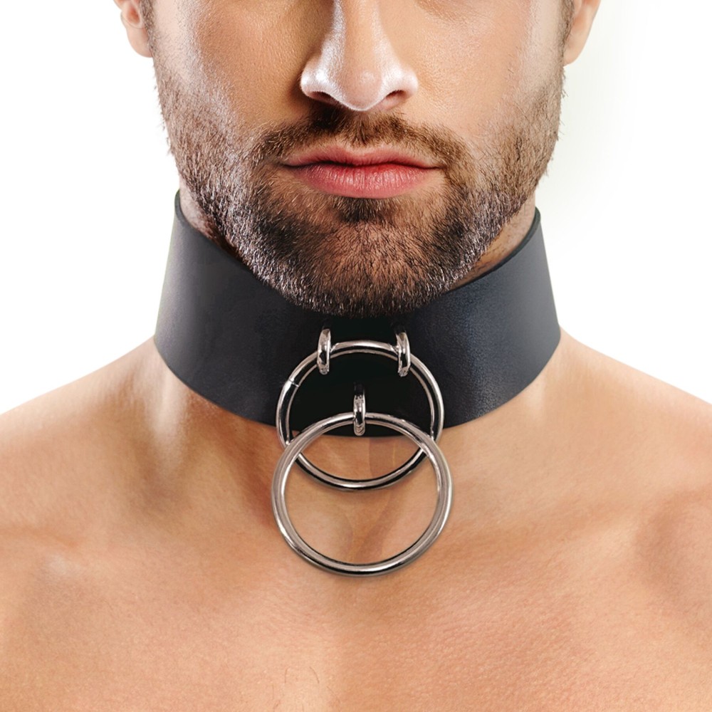 Чоловічий чокер із натуральної шкіри Art of Sex - Zane Collar - зображення 1