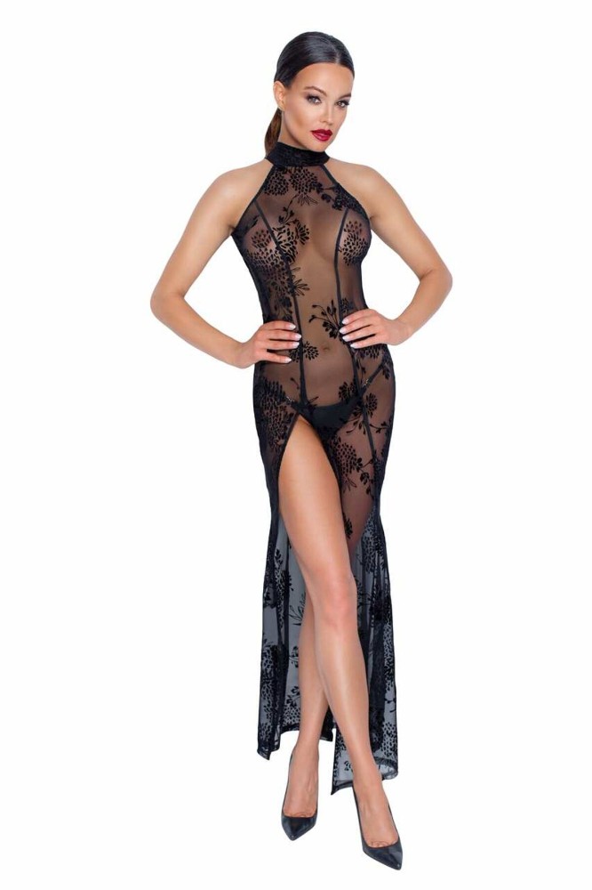 Довга сітчаста сукня Noir Handmade F239 Long tulle dress, S - зображення 1