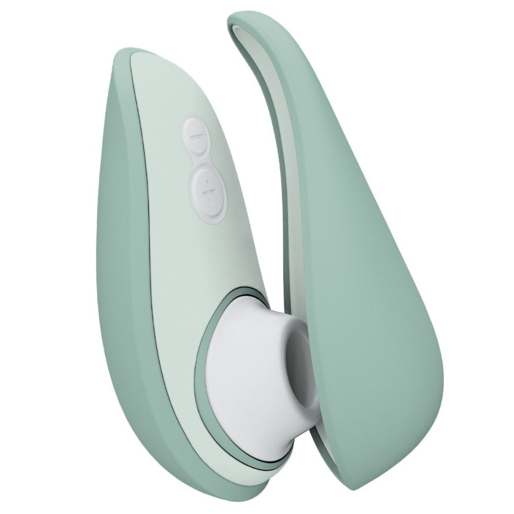 Вакуумний кліторальний стимулятор Womanizer Liberty 2 Sage, 8 режимів, магнітна кришечка - зображення 1