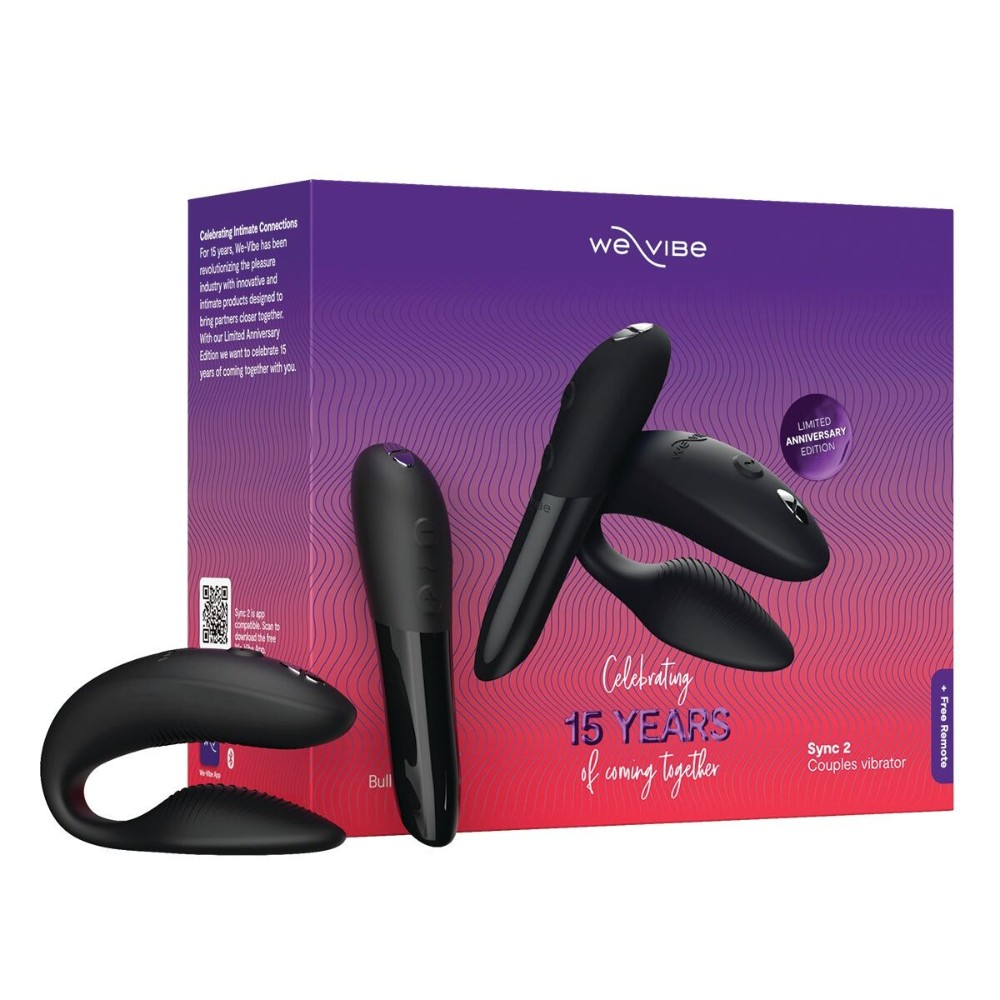 Подарунковий набір We-Vibe 15 Year Anniversary Collection, смарт-вібратор для пар + віброкуля - зображення 1