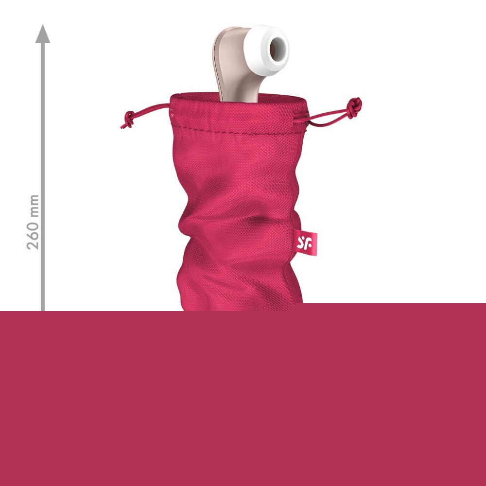 Мішечок для секс-іграшок Satisfyer Treasure Bag L, рожевий, на шнурку - зображення 1