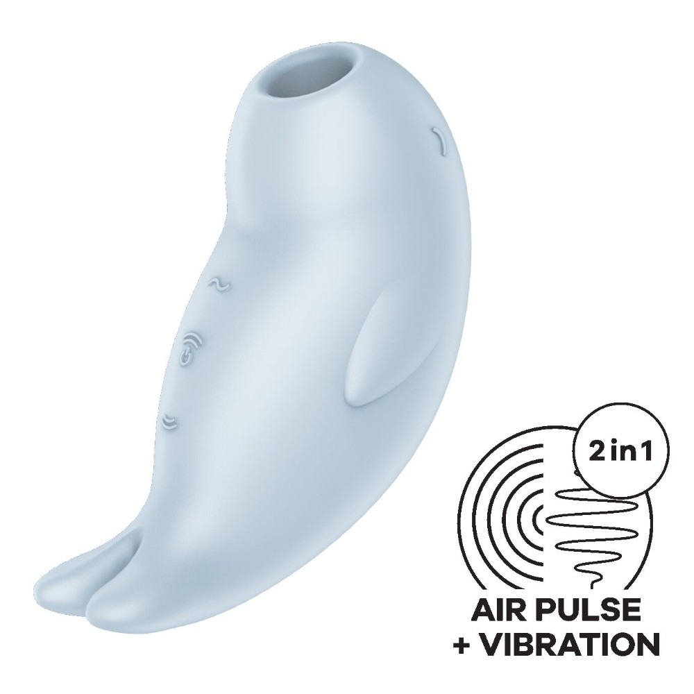 Вакуумний кліторальний стимулятор з вібрацією Satisfyer Seal You Soon, 2 незалежні мотори - зображення 1
