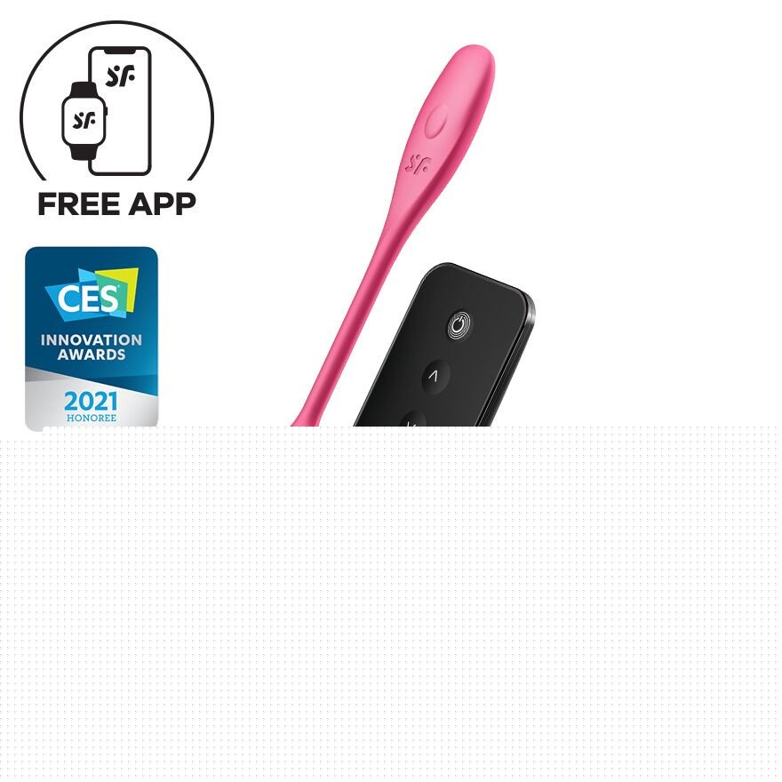 Вагінальні смарт-кульки з вібрацією Satisfyer Love Birds 2 Connect App Red, 86 г, пульт ДК - зображення 1