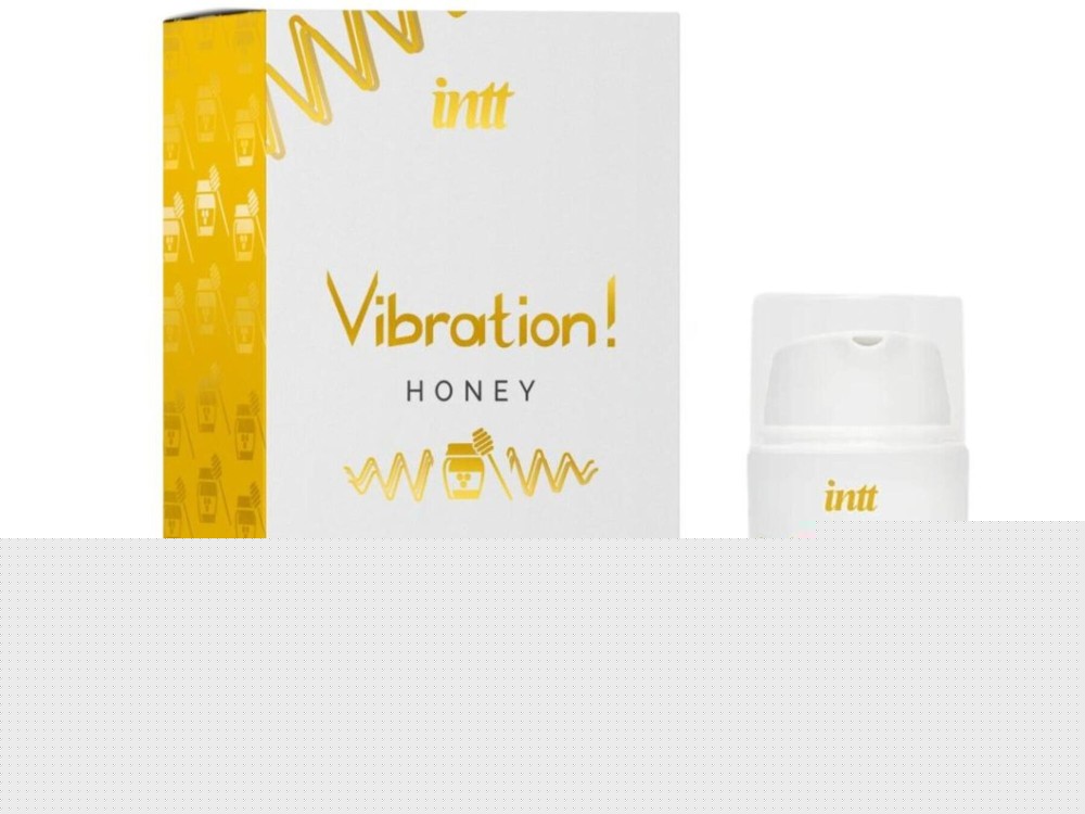 Рідкий вібратор Intt Vibration Honey (15 мл), густий гель, дуже смачний, діє до 30 хвилин - зображення 1