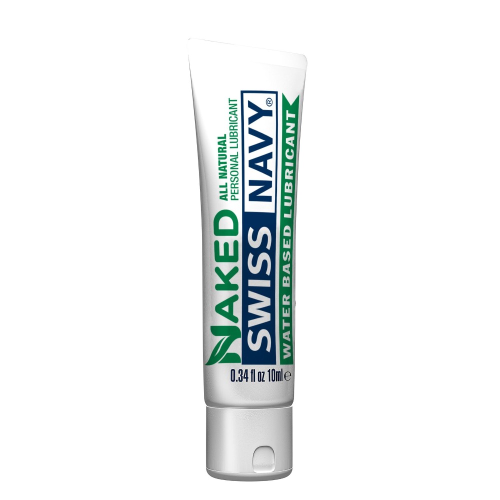 Лубрикант на водній основі Swiss Navy NAKED All Natural, 10 мл, для чутливої шкіри - зображення 1
